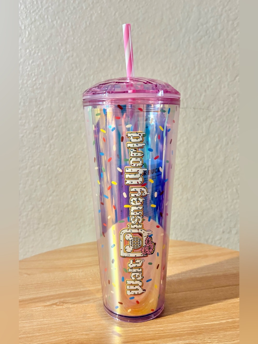 Mickey Mouse Donut Starbucks Tumbler with Straw Disney Eats Walt Disney World